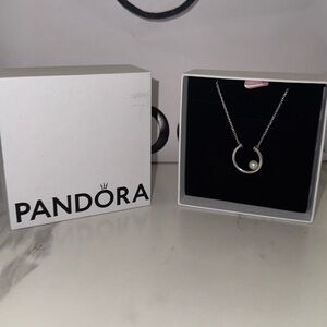 Pandora Contemporary Pearl Necklace, Freshwater Cultured Pearl